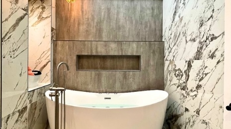 Elegant Bathroom Design tile project